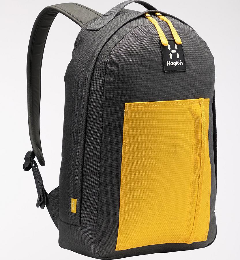 Haglöfs Mens Floda Daypack Black Yellow New Zealand 53796USGY